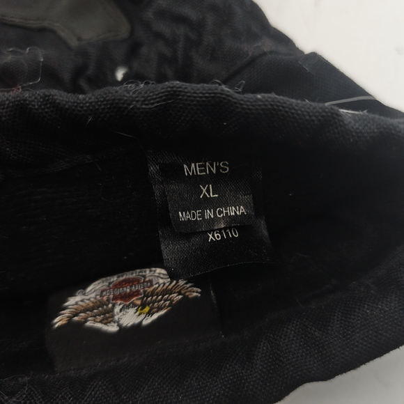 Harley-Davidson Black Winter Gloves for Men - Picture 2 of 4